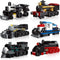 Apostrophe Games 6 in 1 Steam Trains Building Block Set 463 Pcs