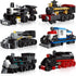Apostrophe Games 6 in 1 Steam Trains Building Block Set 463 Pcs