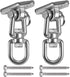 Hammock Chair Hanging Kit, Heavy Duty 360° Swivel Swing Hanger Hook for Playground, Tree, Gym, 1000 LB