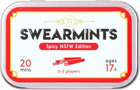 Swearmints Spicy NSFW Edition - Portable Adult Party Game That Fits in Your Pocket - Unique Gift Idea