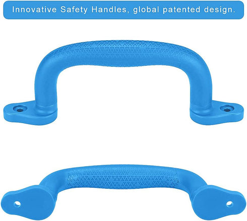 Playset Handles Playground Slide - SELEWARE Safety Hand Grips Bar for Outdoor Playhouse, Jungle Gym, Treehouse