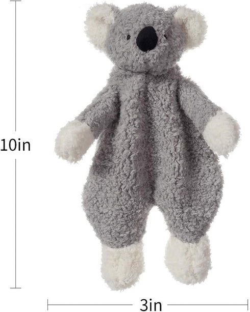 Apricot Lamb Stuffed Animals Security Blanket Gray Koala Infant Nursery Character Blanket Luxury Snuggler Plush(Gray Koala, 10 Inches) by Apricot Lamb