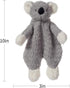 Apricot Lamb Stuffed Animals Security Blanket Gray Koala Infant Nursery Character Blanket Luxury Snuggler Plush(Gray Koala, 10 Inches) by Apricot Lamb