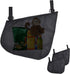 2 Pack Universal Side Sling Stroller Mesh Cargo Net and Organizer for Extra Storage Space