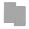 American Baby Company 15" x 33" Fitted Bassinet Sheet - 100% Natural Cotton Jersey Knit, Grey, Pack of 2