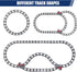 37 Set 20 10 2 Pieces Train Tracks - Compatible with All Major Brands, Classic Railway Track with Curved, Straight