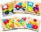 Wooden Vehicle Puzzles for 1-3 Years Old Boys Girls by SKYFIELD, Toddler Educational Developmental Toys