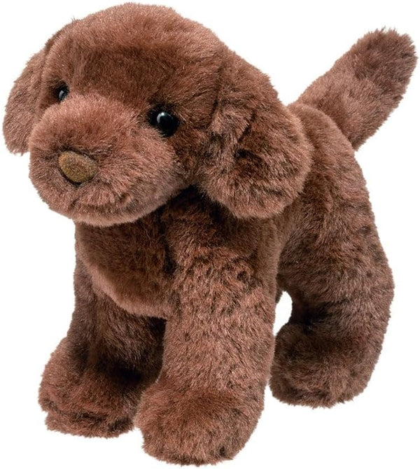 Douglas Sylvia Chocolate Lab Dog Plush Stuffed Animal - 10-inch Long