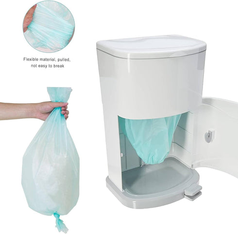 HBUYGF 280 Pack 550 6-Pack Adult Diaper Liner Refills, Compatible with Janibell Akord Slim Model Pail, Odor-Seal