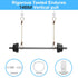 Baby Proofing Furniture Anchors Kit (16 Pack) - Anti Tip Cabinet Wall Anchors, Adjustable Child Safety Straps