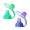ChooMee SoftSip Food Pouch Top, 100% Silicone, BPA Free - Baby Led Weaning No Spill Flow Control Valve (2CT Green