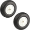 Fielect 4 Inch RC Model Airplane Super Light Sponge Tire Tail Wheel Tire and Wheel Sets, 2 Pcs