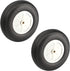 Fielect 4 Inch RC Model Airplane Super Light Sponge Tire Tail Wheel Tire and Wheel Sets, 2 Pcs