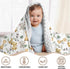 FIGEPO 1) Safari Jungle Animals Baby Blanket Gender Neutral Blankets for Newborn Baby Girls or Boys Nursery Toddler