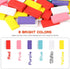 600 Set 6 11 1 Wondertoys PCS Dominoes for Kids Wooden Building Blocks Colors Bulk Dominoes Racing Tile Games
