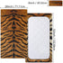 QsirBC Cozy 28x52 Inch Tiger Leather Leopard Print Crib Sheets for Boys, Girls Machine Washable Soft Microfiber Fitted