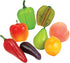14 Set 18'' Sophia's Piece Grocery Basket, Produce and Food for Dolls, Multicolor