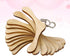 TOYANDONA 10pcs Wooden Dolls Clothes Hanger, Mini Doll Hanger for Dollhouse Miniature Accessories