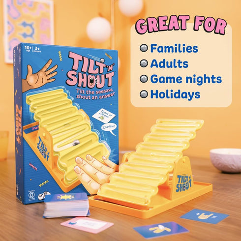 2024 Big Potato Tilt 'n' Shout: A Speedy Family Board Game for Adults and Kids | Best New Board Games