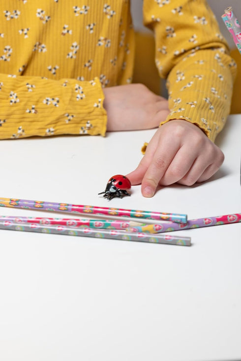 Papo Hand-Painted Ladybug Figurine - Wild Animal Kingdom 50257 - Collectible for Boys and Girls, Ages 3+