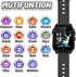 OVV Kids Waterproof Smart Watch - Boys Girls Age 3-12 with 26 Games, 1.44'' HD Touch Screen, Music Player