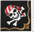 Fun Express Pirate Beverage Napkins (16pc), Birthday Party Supplies, Print Tableware