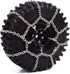 2Pcs Metal Snow Anti-Slip Tires, Steel Chain for 1/10 RC Rock Crawler TRX-4 TRX4 Axial SCX10