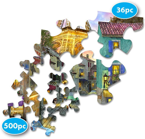 Springbok Puzzle to Remember - Alzheimer & Dementia Activity - 36 Piece Jigsaw Puzzle Eiffel Magic