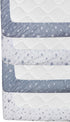 FIGEPO 4 Pack Set Star and Moon Neutral Unisex Fitted Baby Sheets for Baby Boys or Girls (Crib Sheets)
