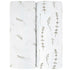 Pack Set Changing Pad Cover and n Play Sheet Bundle (Forest Grey Leaf Collection)