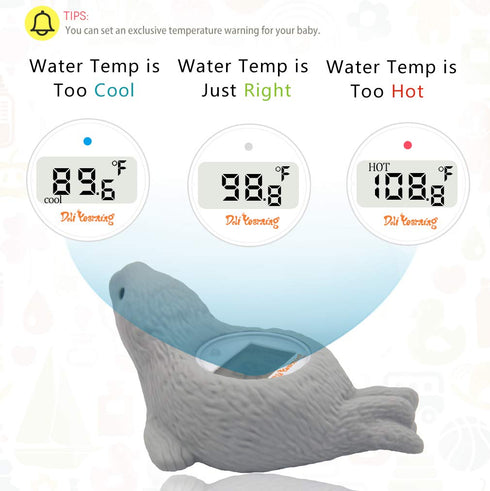 Doli Yearning Upgarde Digital Baby Bath LCD Thermometer |Kids' Bathroom Safety Products|Water Thermometer Infant Seal