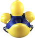 Floating Bodybuilder Rubber Duck - Safe Bath Toy for Kids