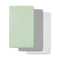 American Baby Company 15" x 33" Fitted Bassinet Sheet, 100% Natural Cotton Jersey Knit, Celery/Gray/White - Pack of 3