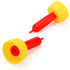 PAGOW 10PCS Nipple for Goats, Soft Rubber Pacifier for Nursing Small Animal Milk Drink, Lambs and Goat Kids
