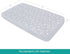 4 Pack Crib Sheets for Boys and Girls Fitted - Breathable, Soft Microfiber Baby Sheets in Grey, Navy and White