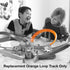 Mattel Replacement Part for Hot-Wheels Criss Cross Crash Die-Cast Vehicle Playset - DTN42 ~ Replacement Orange Loop Track