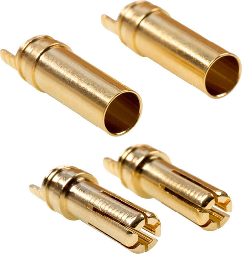 5 Pairs EC5 Banana Plug Connectors - EC5 Male Female 5mm Gold Bullet Plugs for RC ESC LIPO Battery