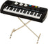 Miniature Electronic Organ with Case, Dollhouse Model Musical Instrument, Mini Electronic Keyboard Christmas Ornament