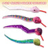 ArtCreativity Flip Sequin Snake Toys for Kids, Set of 4 Plush Snakes with Color Changing Sequins, 26 Inches