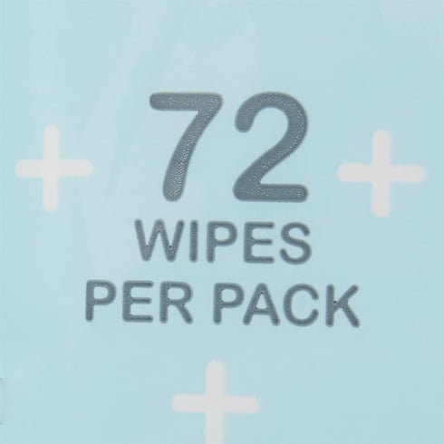 (12 Pack, 864 99% 6.8 7 72 Pack McKesson Baby Wipes, Unscented Wipes) - Aloe & Vitamin E, Water, Flip-Top Lid, Wipes