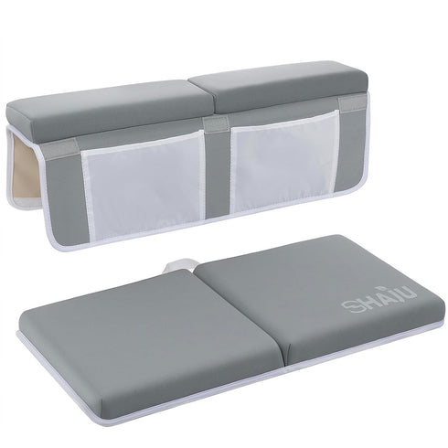 Shaju Elbow Set Bath Kneeler and Rest Pad for Baby Bathing Parents to Relieve Your Knee Pain. Baby Bath Kneeler