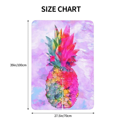 Zhbvncp Hawaiian Tropical Neon Pineapple Baby Car Seat Cover & Breastfeeding Nursing Cover - Breathable Stretch Fabric