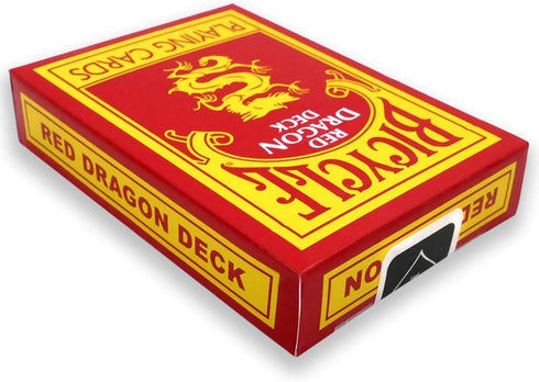 Bicycle Dragon Deck - Limited Edition Year of The Dragon Playing Cards, Reverse Back Red