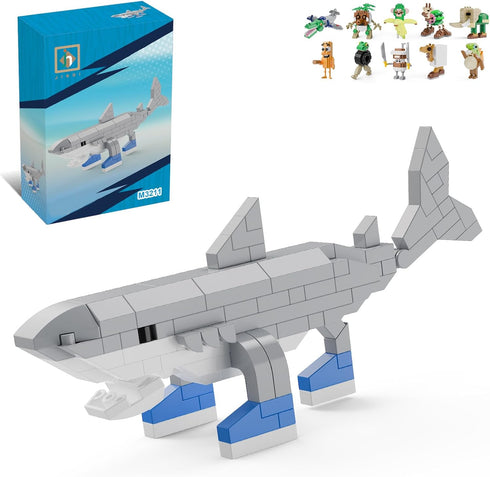 Italian Brainrot Action Figure Building Kit, Brainrot Toys, Creative STEM Construction Blocks,