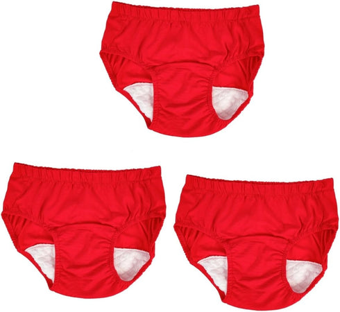 3pcs Portable Outdoor Accessory Senior Diaper Breathable Leakproof Comfortable Fit Postpartum Menstrual