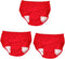 3pcs Portable Outdoor Accessory Senior Diaper Breathable Leakproof Comfortable Fit Postpartum Menstrual