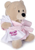 My OLi 9" Teddy Bears Cloth Bear Stuffed Animal Plush Toys Bear Dressed in Bathrobe with Soothing Towel “Get Well Soon” Sleeping Soft Toy Bedtime Gifts for Baby Kids Girls Boys,Pink
