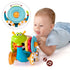 Yookidoo Musical Crawl 'N' Go Snail Toy with Stacker - Promotes Baby's Crawling and Walking. Rolls and Spins Its Shell