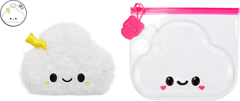 Fluffie Stuffiez Cloud Small Collectible Plush - Surprise Reveal Unboxing with Huggable ASMR Fidget DIY Fur Pulling