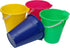 Holady Summer Accessory(4 Pack) Large Sand Beach Buckets Pail,Sand Bucket Water Bucket for Beach Fun Great Party